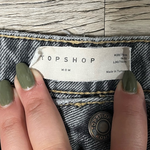 Top Shop Mom Jeans - Picture 6 of 6